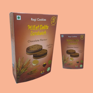 Ragi Cookies- Millet Delite Sandwich